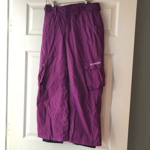 Billabong girls ski snow pants 10